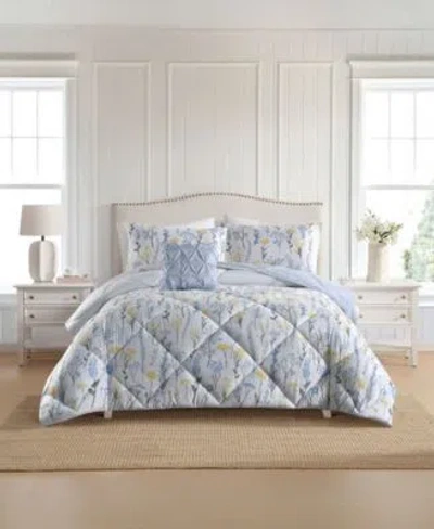 Lenox Wildflower Floral Comforter Sets In Gray