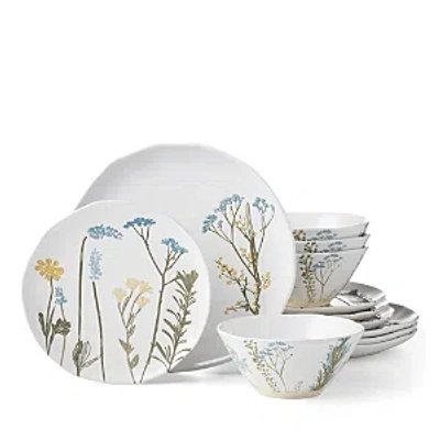 Lenox Wildflowers 12-piece Dinnerware Set, Service For 4 In White