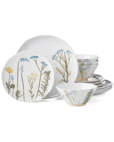 Lenox Wildflowers 12pc Dinnerware Set In White