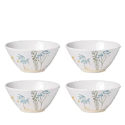 Lenox Wildflowers All-purpose Bowls, Set Of 4 In White