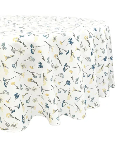 Lenox Wildflowers All-over Tablecloth In Blue