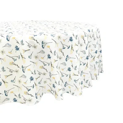 Lenox Wildflowers All-over Tablecloth In Blue