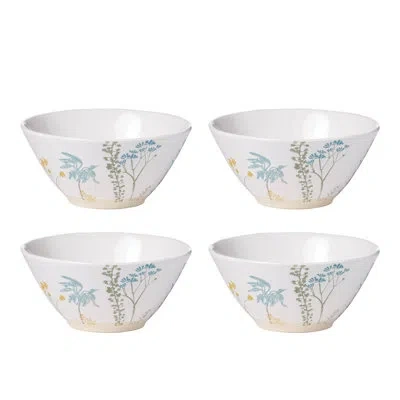 Lenox Wildflowers All-purpose Bowls In White,yellow,green,blue