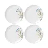 Lenox Wildflowers Dinner Plates, Set Of 4 In White