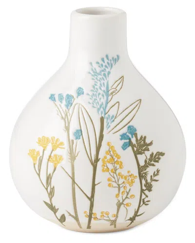 Lenox Wildflowers Small Vase In White