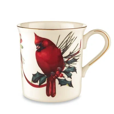 Lenox Winter Greetings 12 Oz. Mug In Ivory