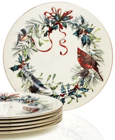 Lenox Winter Greetings 6-piece Dinner Plate Set In 0