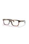 Lenscrafters 54mm Square Optical Glasses In Brown