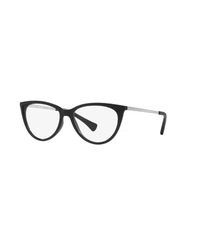 Lenscrafters Women's Cat Eye Eyeglasses, Ec3504 In Shiny Black