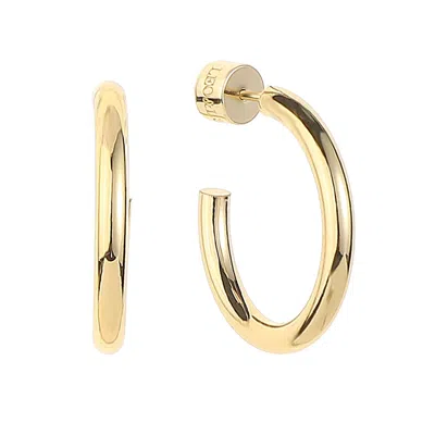 Leo & Luca Women's Classic Golden Hoops