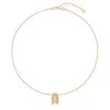 Leo & Luca Women's Gold Mini Balloon Initial Necklaces In Gold