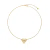 Leo & Luca Women's Gold Sweetheart Pendant
