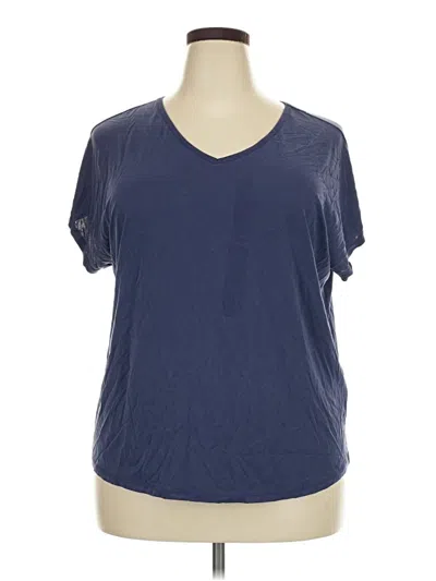 Pre-owned Leo & Nicole Active T-shirt In Blue