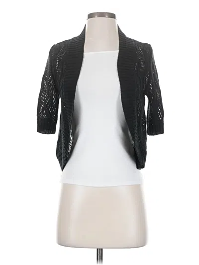 Pre-owned Leo & Nicole Cardigan Sweater In Black