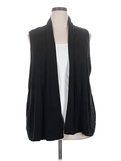 Pre-owned Leo & Nicole Cardigan Sweater In Black