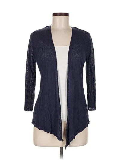 Pre-owned Leo & Nicole Cardigan Sweater In Blue