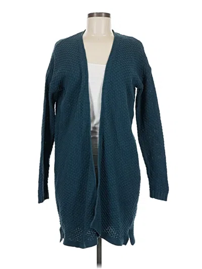 Pre-owned Leo & Nicole Cardigan Sweater In Blue