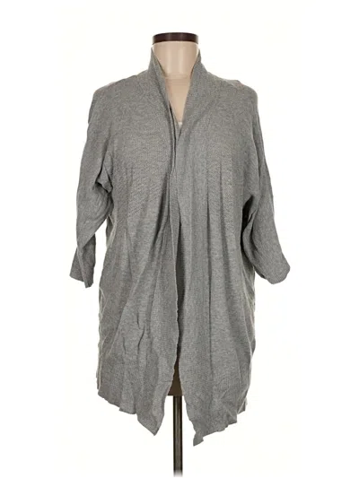 Pre-owned Leo & Nicole Cardigan Sweater In Gray