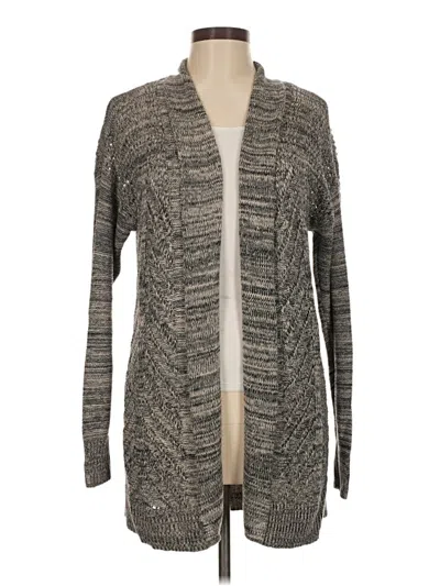 Pre-owned Leo & Nicole Cardigan Sweater In Gray