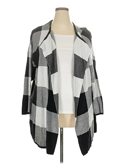Pre-owned Leo & Nicole Cardigan Sweater In Gray