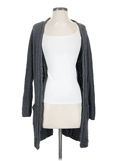 Pre-owned Leo & Nicole Cardigan Sweater In Gray