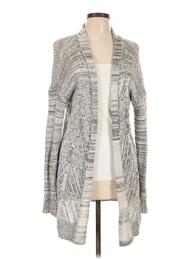 Pre-owned Leo & Nicole Cardigan Sweater In Gray