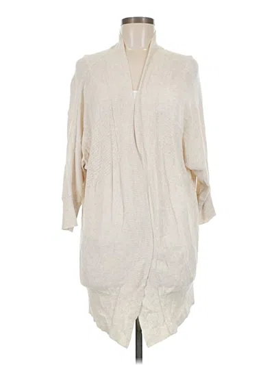 Pre-owned Leo & Nicole Cardigan Sweater In Ivory