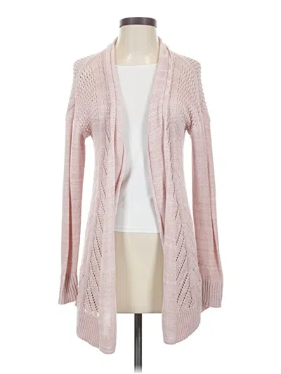 Pre-owned Leo & Nicole Cardigan Sweater In Pink