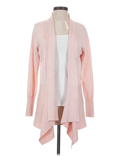 Pre-owned Leo & Nicole Cardigan Sweater In Pink
