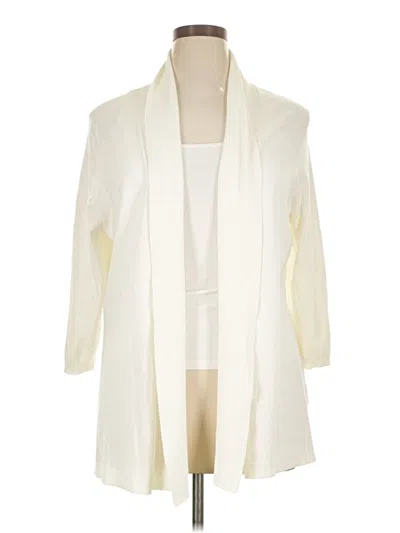 Leo & Nicole Cardigan Sweater In White