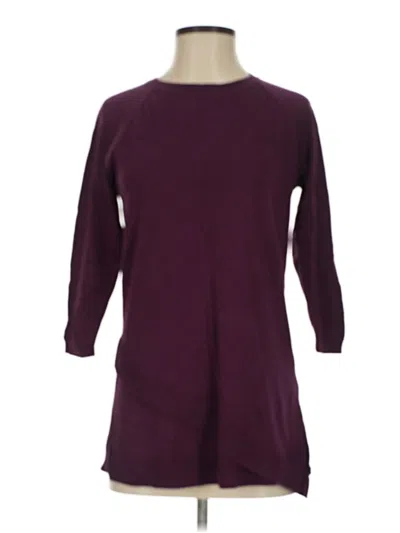 Pre-owned Leo & Nicole Pullover Sweater In Burgundy