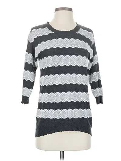 Pre-owned Leo & Nicole Pullover Sweater In Gray