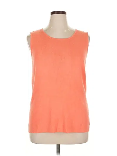 Pre-owned Leo & Nicole Pullover Sweater In Orange