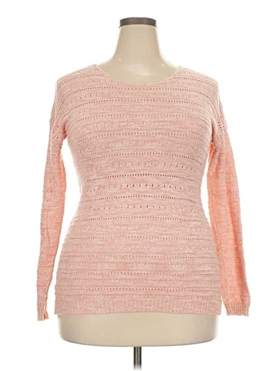 Pre-owned Leo & Nicole Pullover Sweater In Pink