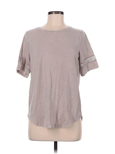 Pre-owned Leo & Nicole Short Sleeve T-shirt In Brown