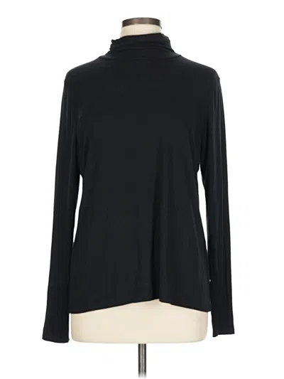 Pre-owned Leo & Nicole Turtleneck Sweater In Black