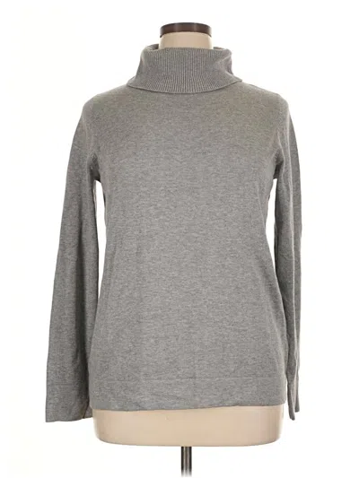 Pre-owned Leo & Nicole Turtleneck Sweater In Gray