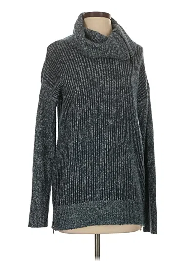 Pre-owned Leo & Nicole Turtleneck Sweater In Gray