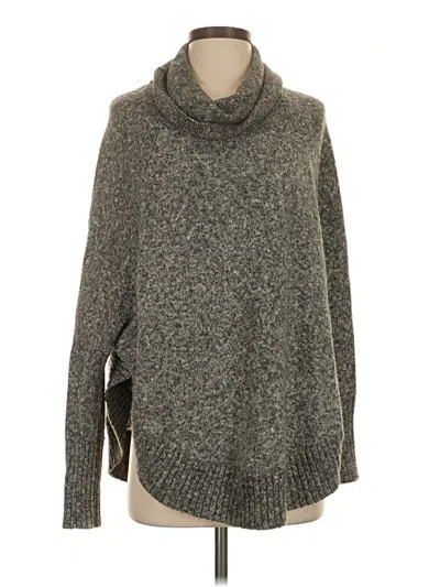 Pre-owned Leo & Nicole Turtleneck Sweater In Gray