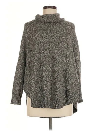 Pre-owned Leo & Nicole Turtleneck Sweater In Gray