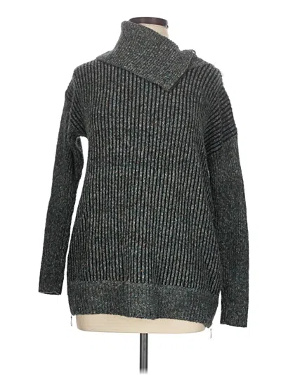 Pre-owned Leo & Nicole Turtleneck Sweater In Gray