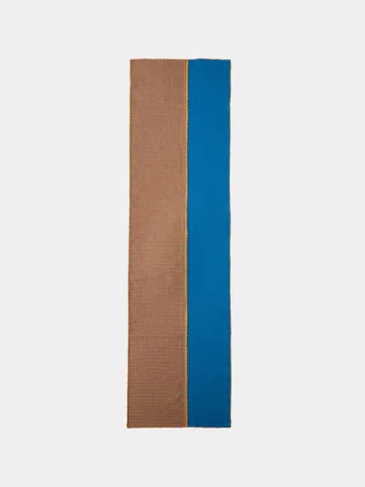 Léo Atlante Nesness Wool-blend Scarf Leo Atlante Abask Luxury Gift In Brown