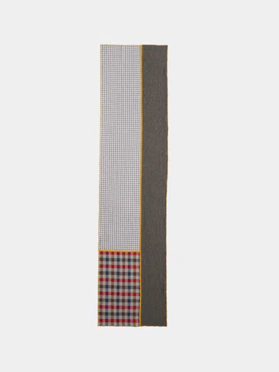 Léo Atlante Oups Wool-blend Scarf Leo Atlante Abask Luxury Gift In Brown