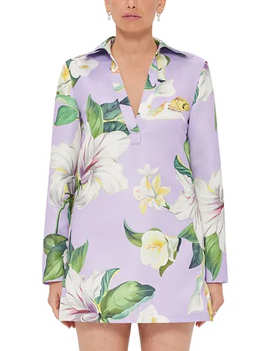 Leo Lin Acacia Mini Dress In Purple