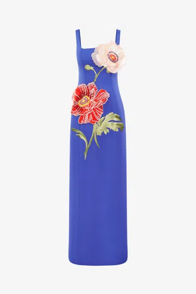 Leo Lin Adelina Maxi Dress - Lapis In Blue
