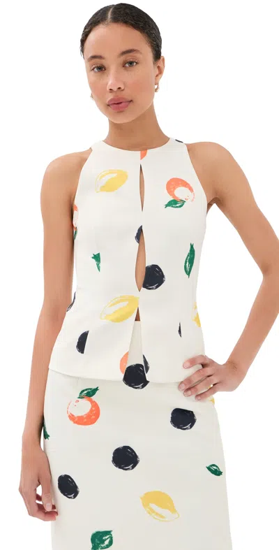 Leo Lin Amelia Top Citrus Spots In Multi