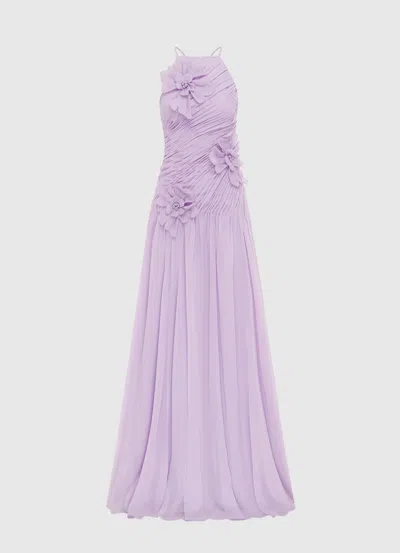 Leo Lin Amya Petal Gown In Purple