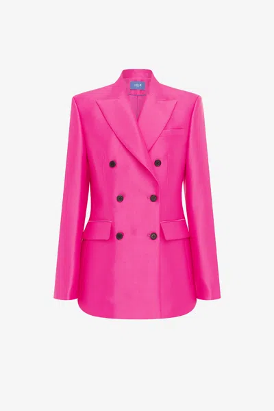 Leo Lin Anissa Blazer - Hot Pink