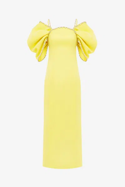 Leo Lin Arabella Embellished Maxi Dress - Sunshine