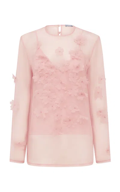 Leo Lin Aurelia Petal Blouse - Rose In Pink
